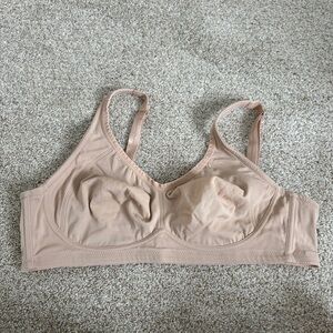 Warners Nude Beige Wireless Bra Size 40 D